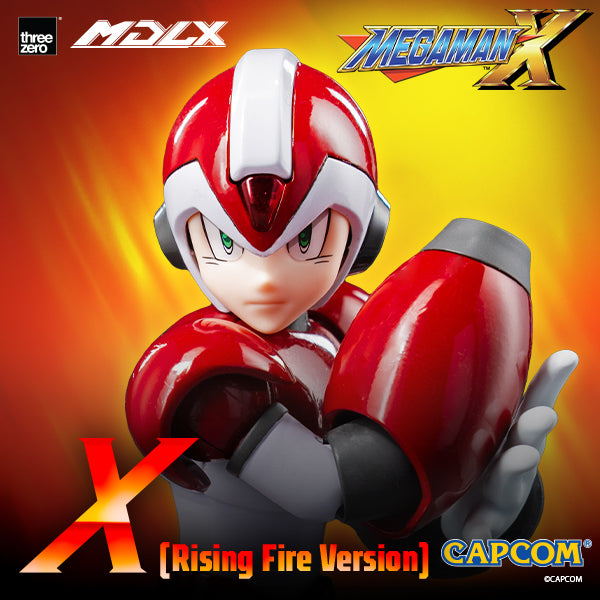 [Pre Order] Threezero - Rockman X / Mega Man X MDLX X (Rising Fire Version)