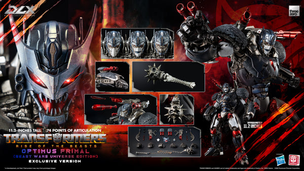 Threezero - Transformers: Rise of the Beasts DLX Optimus Primal (Beast Wars Universe Edition) Exclusive Version