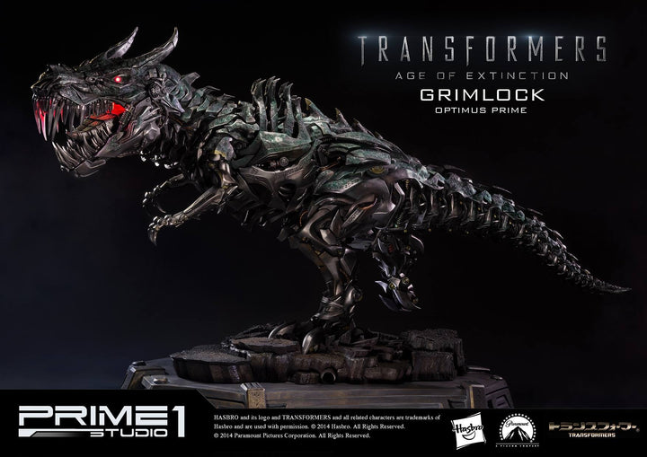 Prime 1 Studio - MMTFM-05  Grimlock and Optimus Prime Statue (Transformers: Age of Extinction)