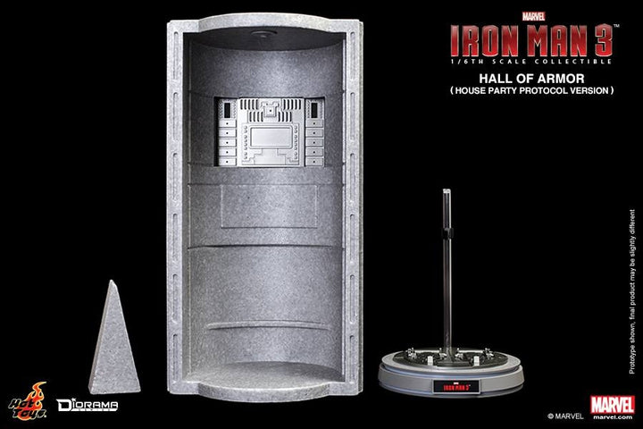 Hot Toys - Iron Man 3 - Hall of Armor (House Party Protocol Ver.) Collectible